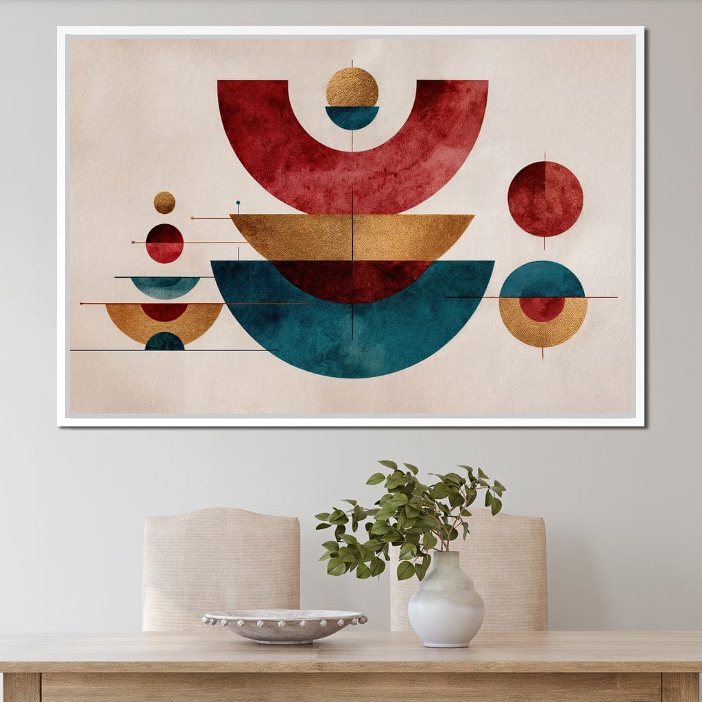 Measured Stillness Canvas Wall Art