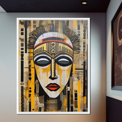 Tribal Mask 04 Canvas Wall Art
