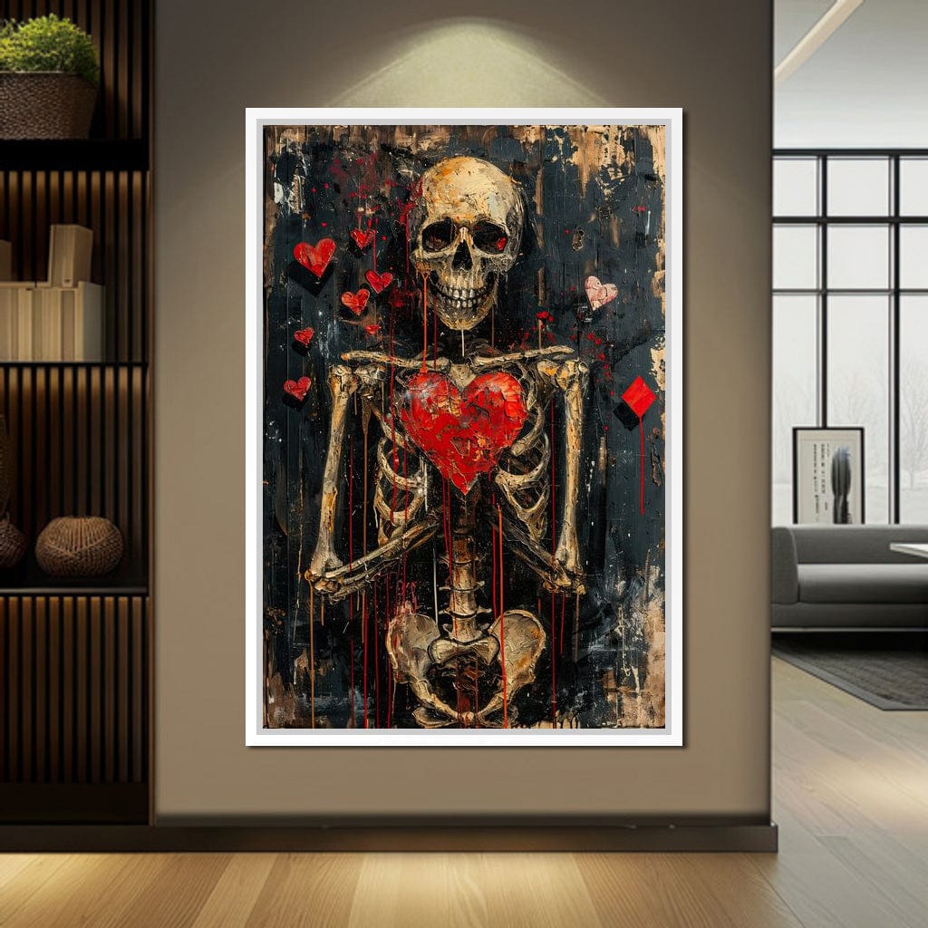 Romantic Skeleton 5 Canvas Wall Art