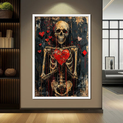 Romantic Skeleton 5 Canvas Wall Art