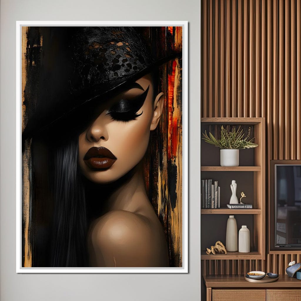 Mystery Elegance Enigma Canvas Wall Art