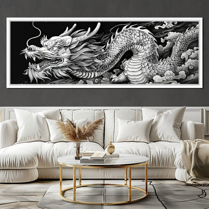 Eternal Dragon's Flight Canvas Wall Art