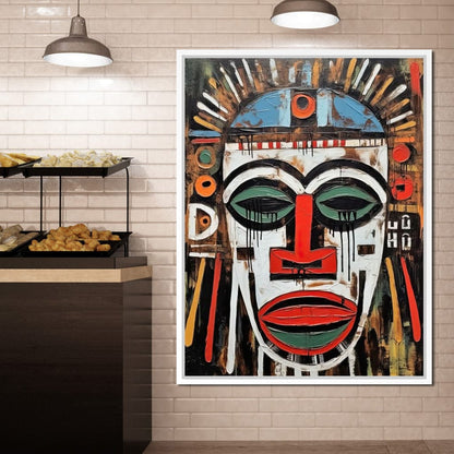 Tribal Mask 17 Canvas Wall Art