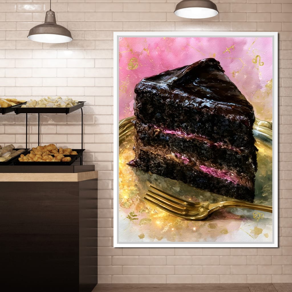 Decadent Slice Of Midnight Canvas Wall Art