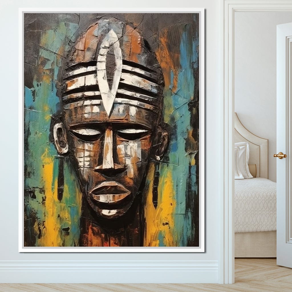 Tribal Mask 18 Canvas Wall Art