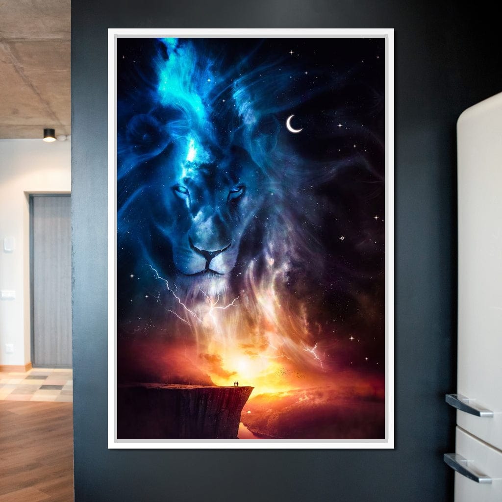 Spirit Animal Totem Lion Canvas Wall Art