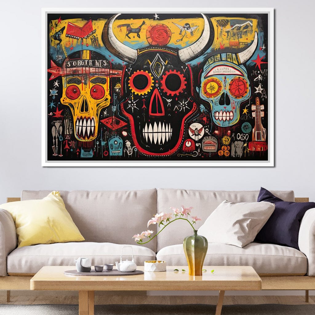 Mystic North American Totems Canvas Wall Art