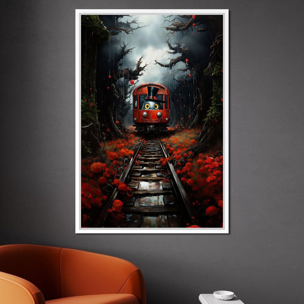 Monster Train Canvas Wall Art