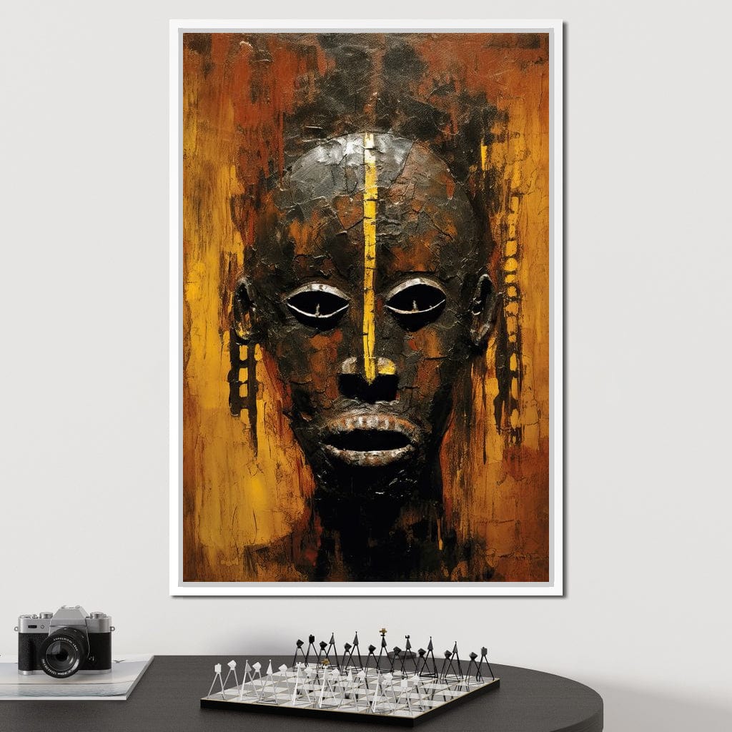 Tribal Mask 16 Canvas Wall Art