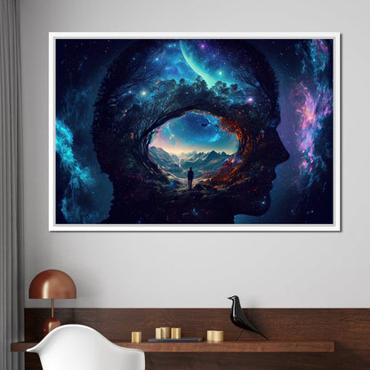 Living Inside My Head Canvas Wall Art