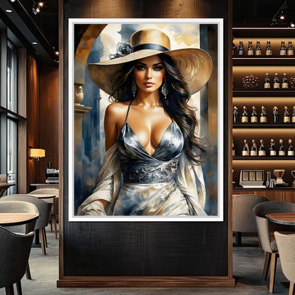 Female Portrait 285 Canvas Wall Art