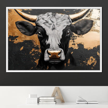 Golden Majesty of the Plains Canvas Wall Art