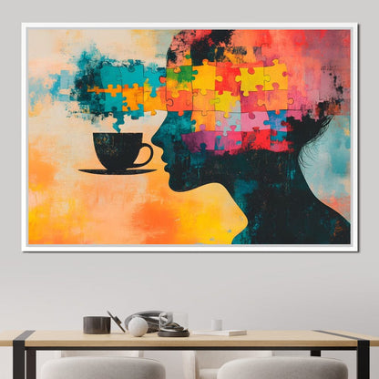 Mindful Puzzle Brewscape Canvas Wall Art