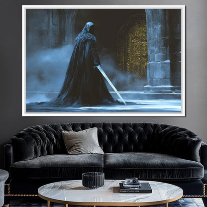 Guardian of the Gilded Realm Canvas Wall Art