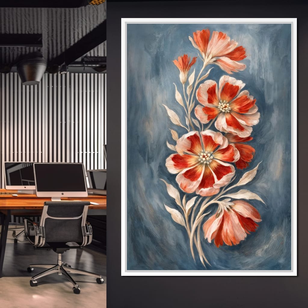Emberlight Florals Canvas Wall Art