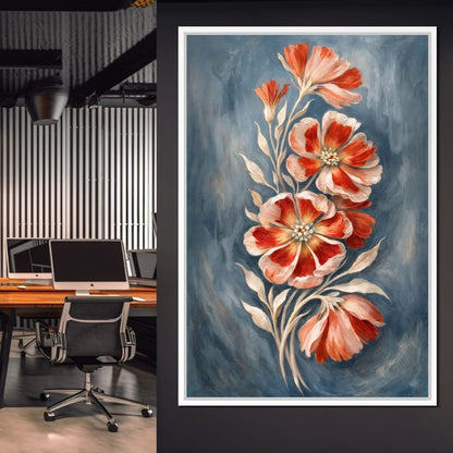 Emberlight Florals Canvas Wall Art