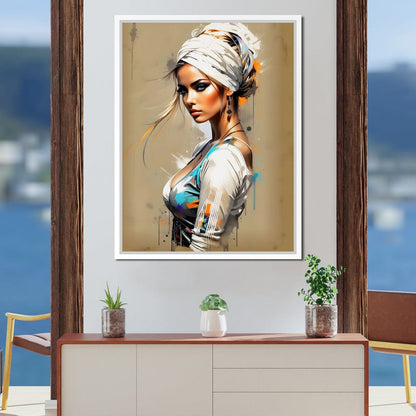 Female Portrait 256 Canvas Wall Art
