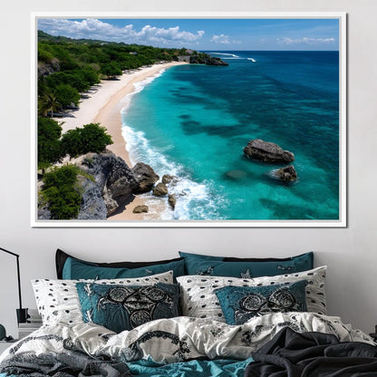 Ocean's Embrace Tranquility Canvas Wall Art