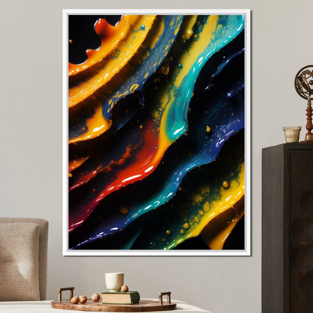 Colorful Contemporary Art 0080 Canvas Wall Art