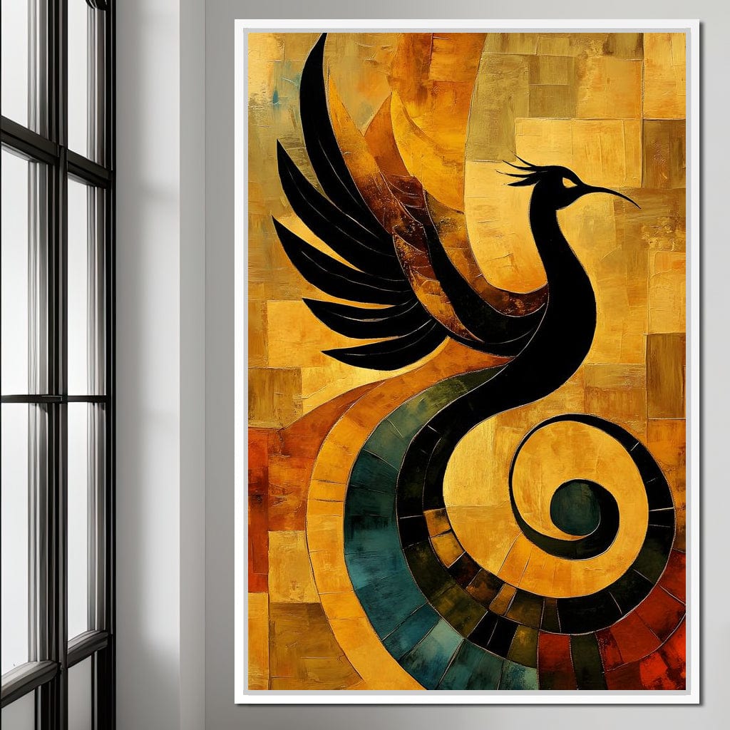 Phoenix Radiance Harmony Canvas Wall Art