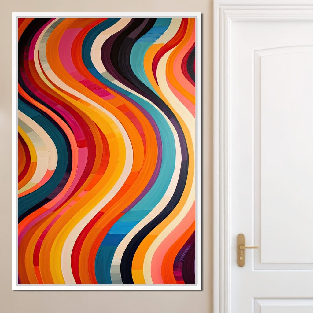 Vibrant Waves of Harmony Canvas Wall Art