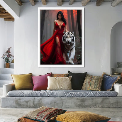 Female Portrait 198 Canvas Wall Art