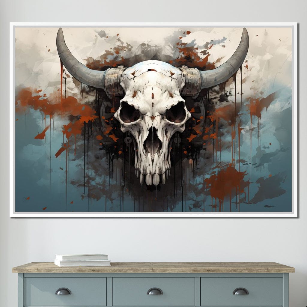 Eternal Symmetry of the Buffalo Canvas Wall Art