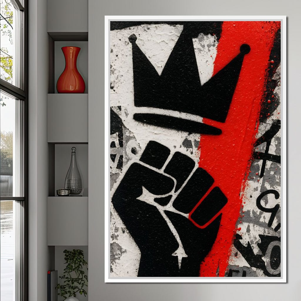 Crown of Unity Power Surge Canvas Wall Art