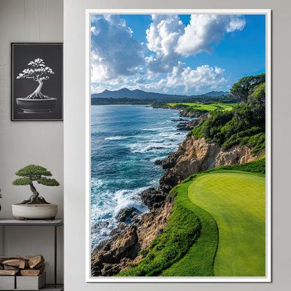 Coastal Greens Harmony Canvas Wall Art