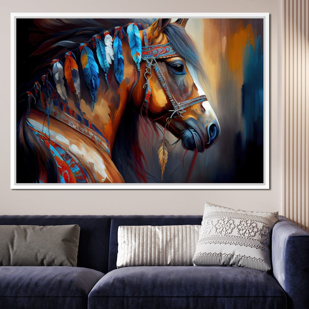 Cherokee Horse Canvas Wall Art