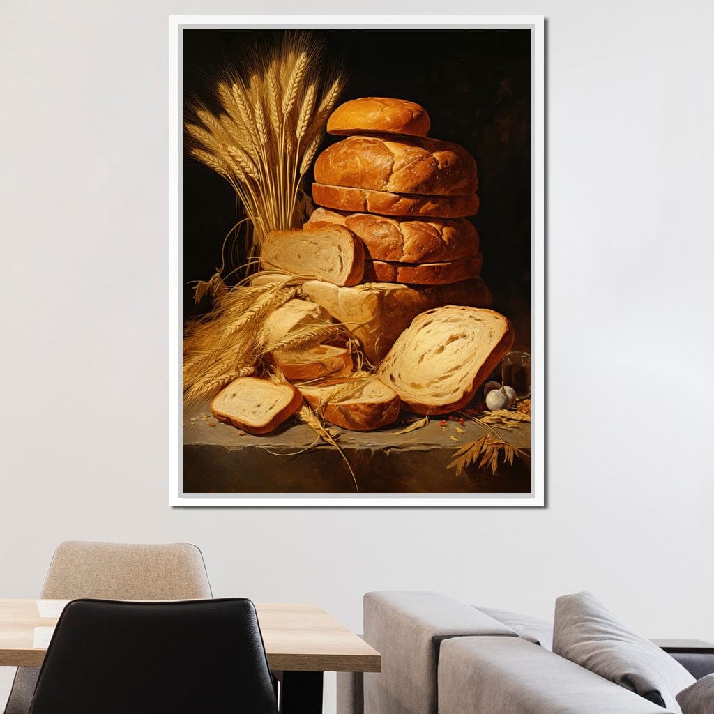 Feast of Wood and Bread Canvas Wall Art