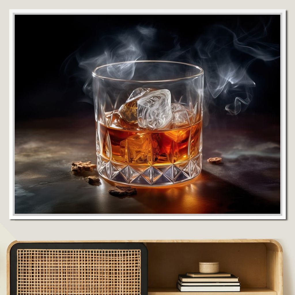 Infused Whiskey with Liquid Magic Canvas Wall Art