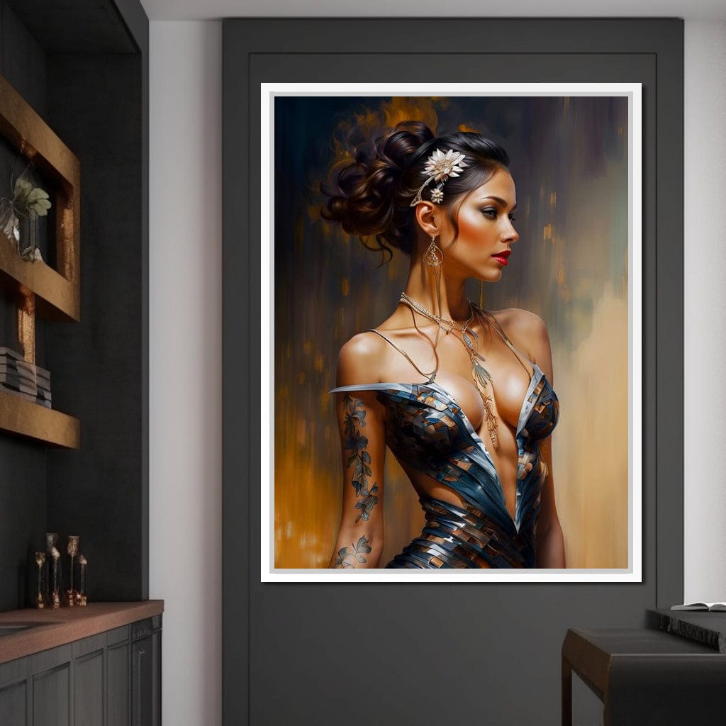 Female Portrait 071 Canvas Wall Art