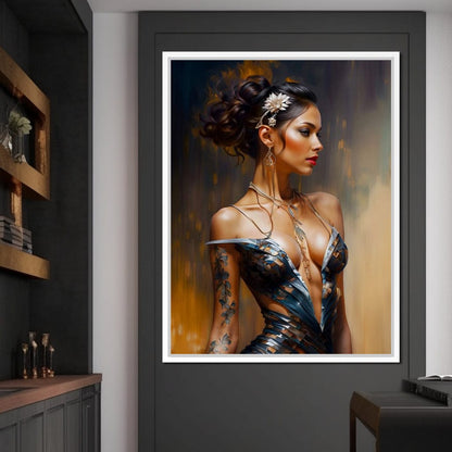 Female Portrait 071 Canvas Wall Art