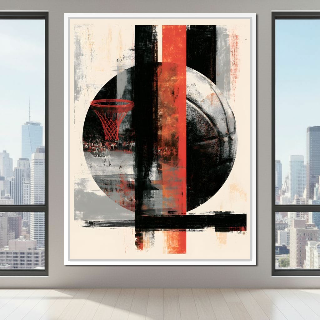 Final Buzzer Before The Shot Canvas Wall Art