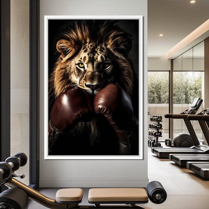Lionheart Pugilist Canvas Wall Art