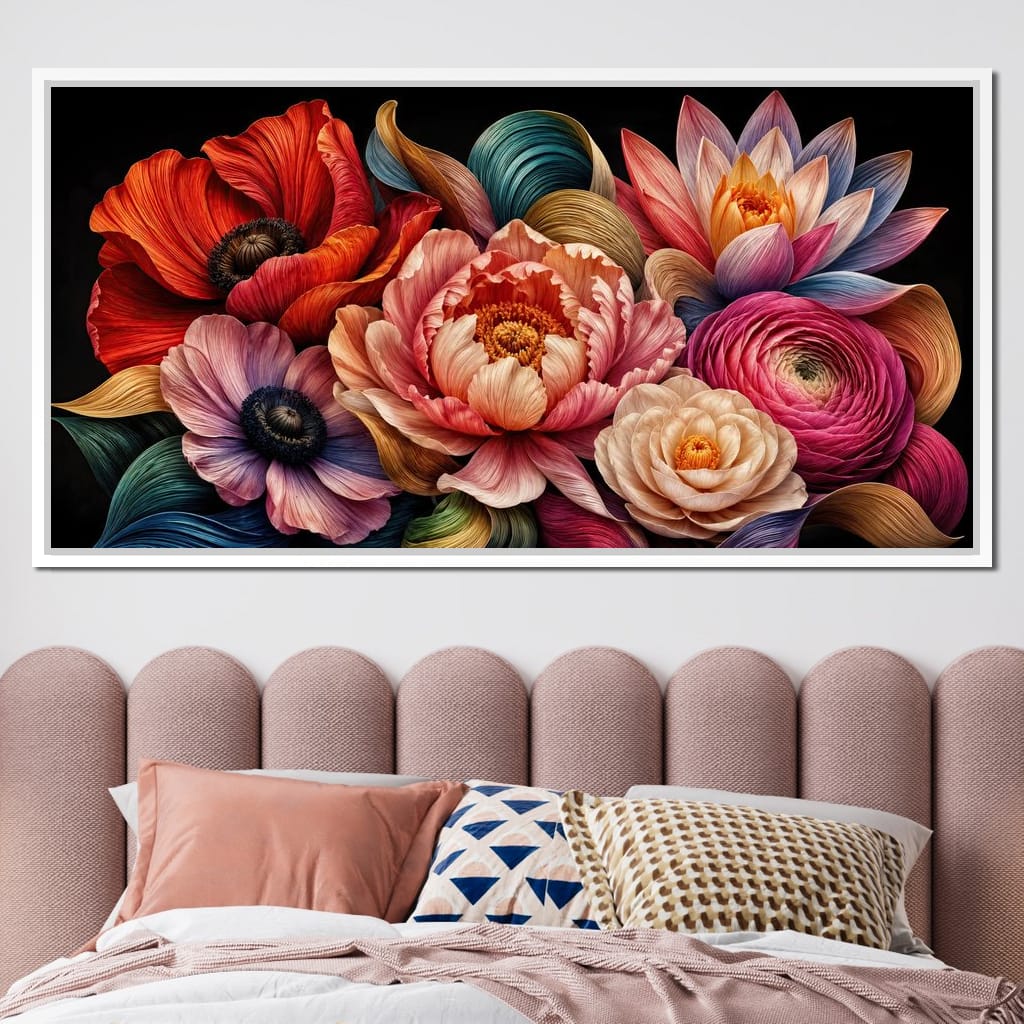 The Bouquet That Learned To Sing Canvas Wall Art