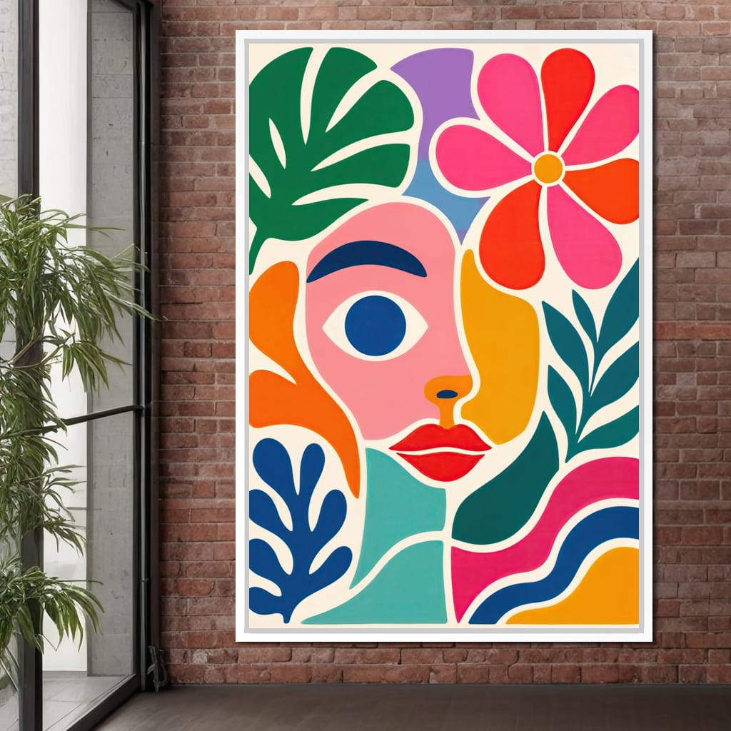 The One Eyed Garden Parade Canvas Wall Art