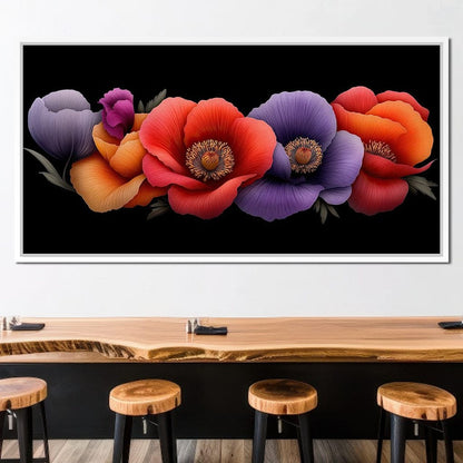 Blooming Florals Canvas Wall Art