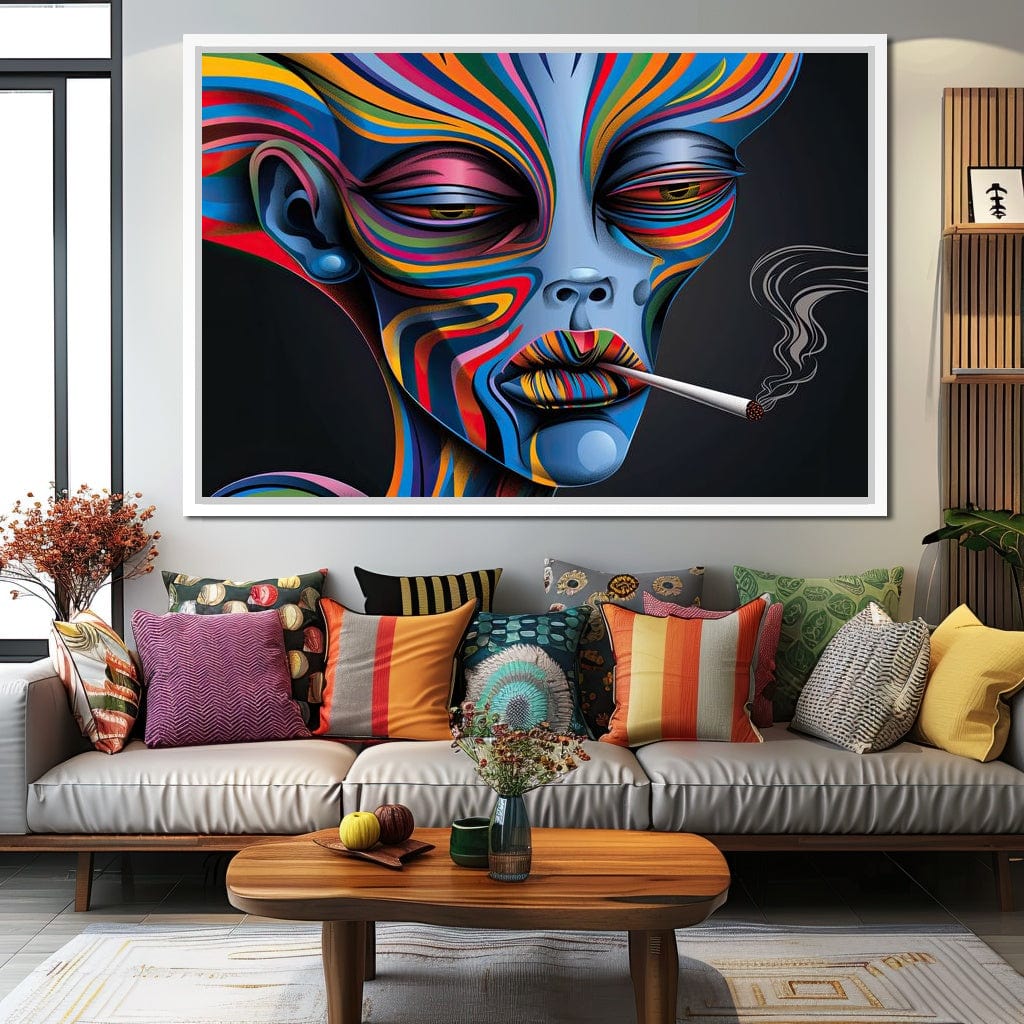 Cosmic Chillwave Canvas Wall Art