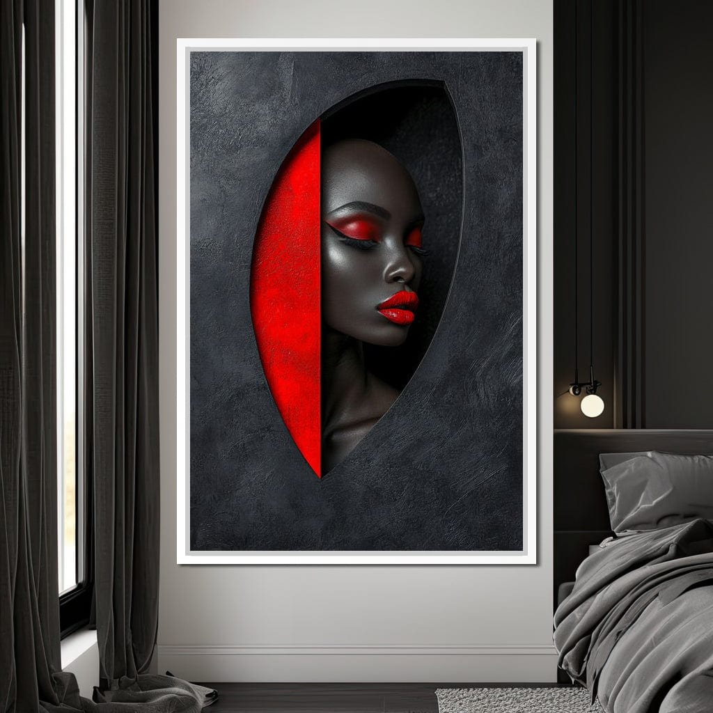 Scarlet Whisper Canvas Wall Art