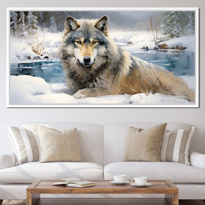 Winters Majestic Guardian Canvas Wall Art