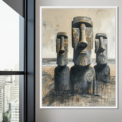 Guardians of the Pacific Shores Canvas Wall Art