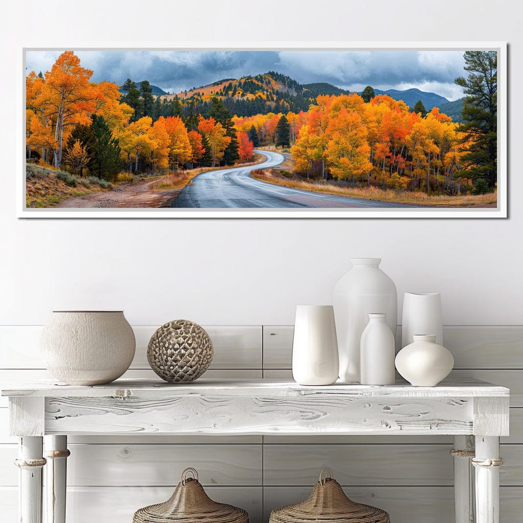 Autumn Serenade Journey Canvas Wall Art