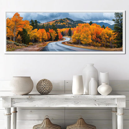 Autumn Serenade Journey Canvas Wall Art