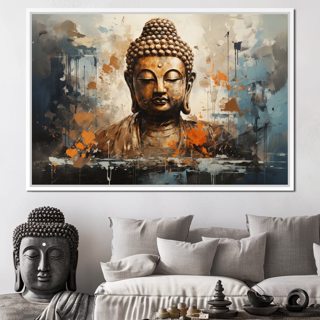 Buddha's Grace Canvas Wall Art