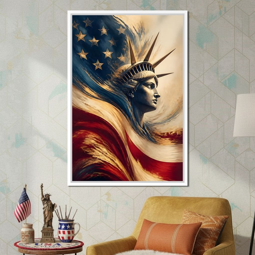 Liberty Rising Canvas Wall Art