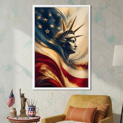 Liberty Rising Canvas Wall Art