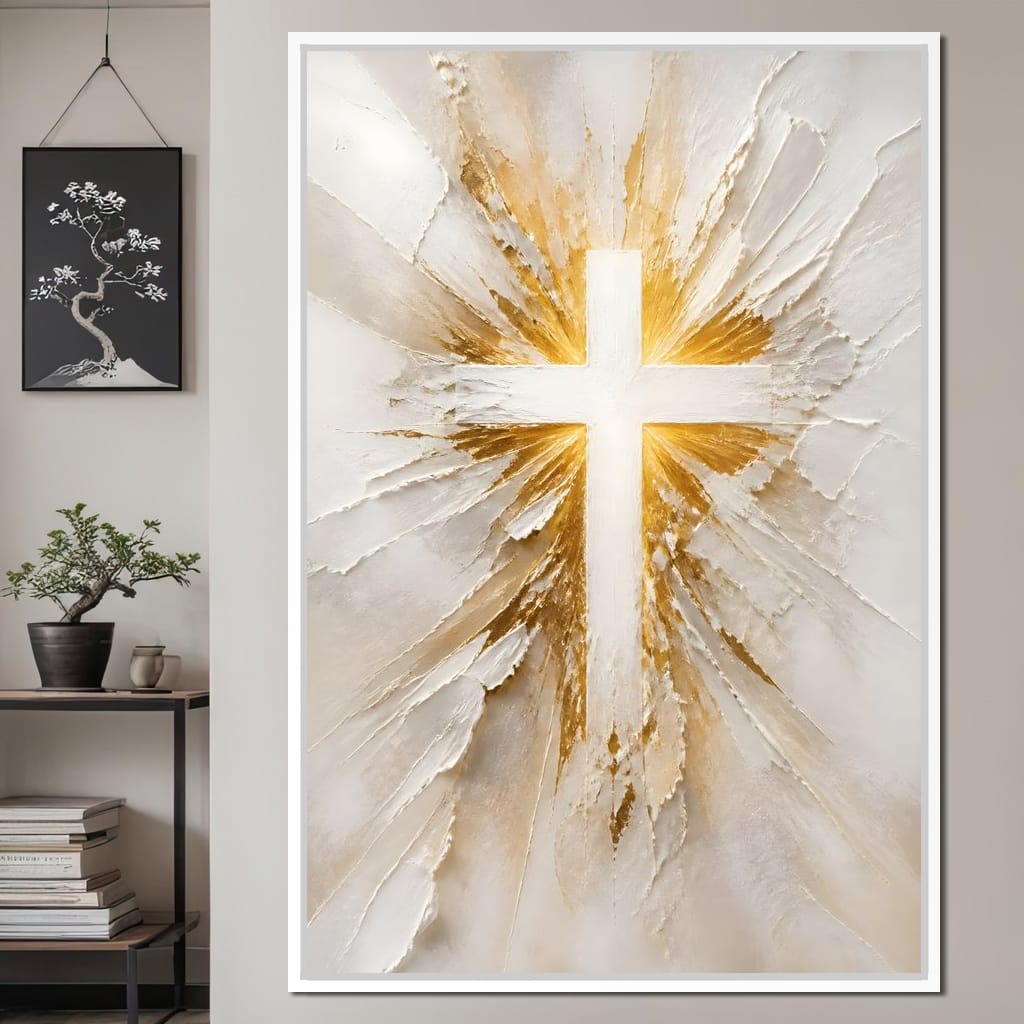 Radiant Light Beyond Death Canvas Wall Art