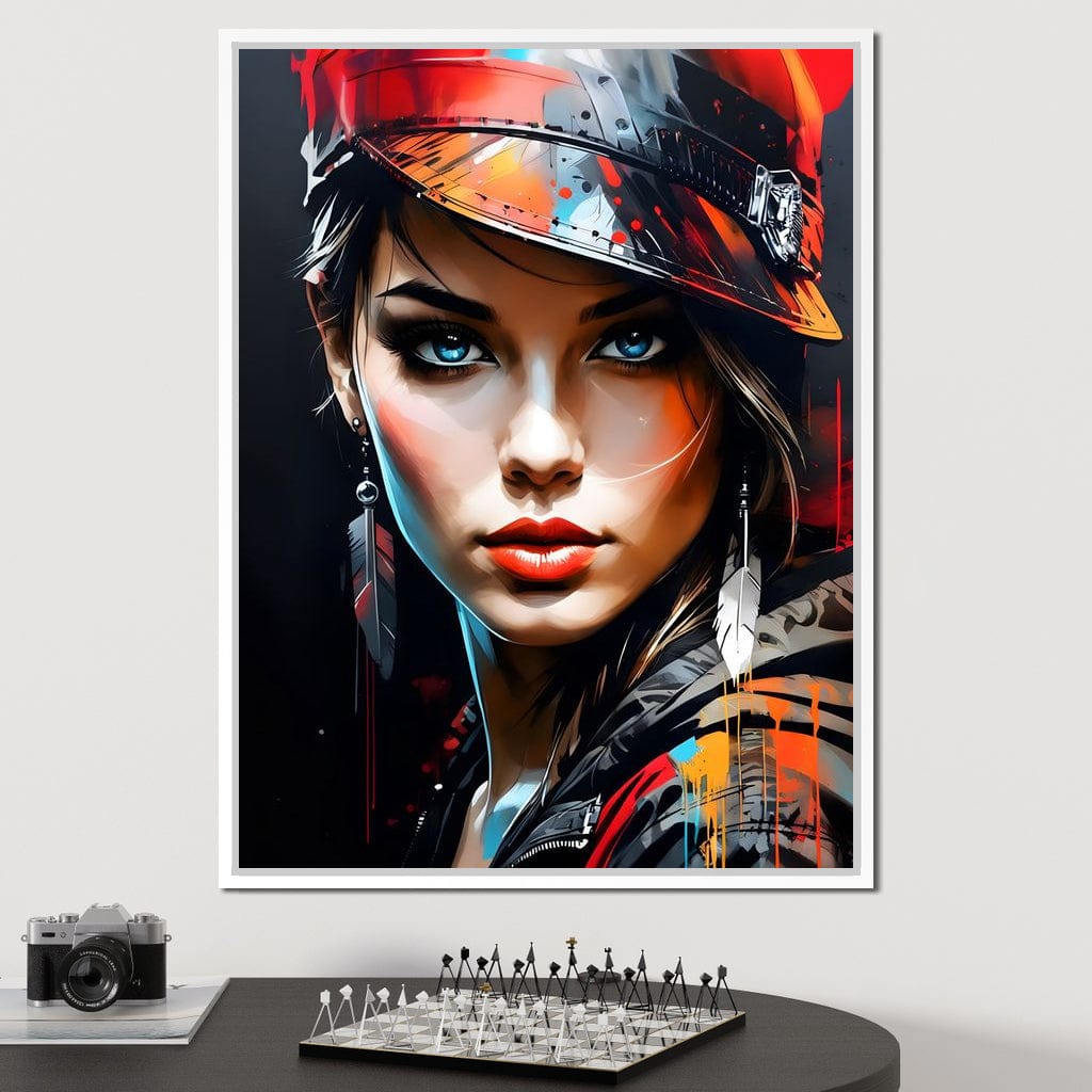 Female Portrait 254 Canvas Wall Art